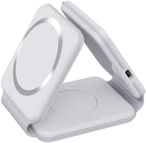 Revolutionize Your Charging Experience with the Freedom Path 3 in 1 Foldable Magnetic Wireless Charging Dock – Seamlessly Compatible with i Phone 15, 14, 13, 12, Apple Watch, and Top Android Brands Including Samsung, Google, Oppo, Xiaomi, and Sony – Fast Charging, Compact Design, and Enhanced Safety Features for Effortless Multi-Device Power Solutions at Home or On-the-Go