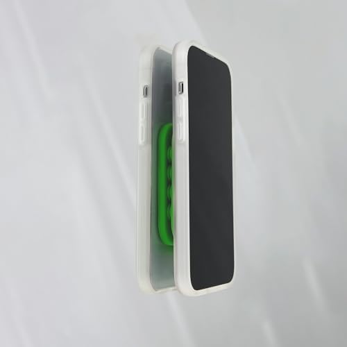 Sonix Magnetic Silicone Suction Cup Phone Mount for i Phone – Fluorescent Green Mag Safe Compatible Holder for Hands-Free Navigation and Streaming – Secure Grip, Easy Installation, and Vibrant Style for Your Vehicle Interior