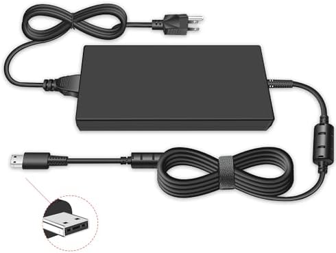 Ultra-Fast 180 W MSI Laptop Charger – Essential Power Adapter for GF, GS, GE & GL Series – Compact Design for On-the-Go Gaming – Enhanced Compatibility & Safety Features for Uninterrupted Performance
