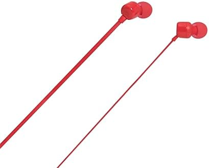 Experience the Ultimate Sound with JBL Tune 110 In-Ear Headphones – Lightweight, Pure Bass Earbuds Featuring Tangle-Free Cable and One-Button Control in Elegant White Finish for Comfort and Versatile Device Compatibility