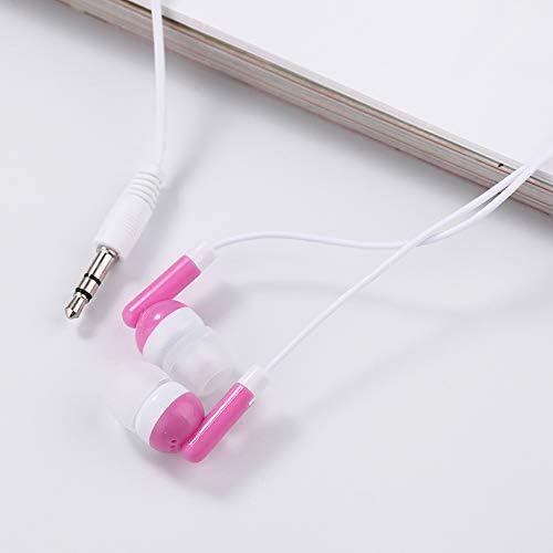 Colorful Kids Bulk Earbud Headphones – 50 Pack Individually Bagged Disposable Earphones for Schools, Libraries & Group Activities – Lightweight, Durable & Compatible with Most Devices for Ultimate Listening Experience