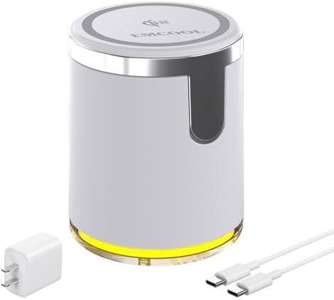 Revolutionize Your Charging Routine with the 4 in 1 Qi2 Certified Magnetic Wireless Charger – 15 W Fast Charging Station for i Phone 12-16, Apple Watch & Air Pods, Compact & Foldable Design with 30 W Adapter Included (Sleek White Finish) – Ultimate Apple Device Compatibility and Space-Saving Solution
