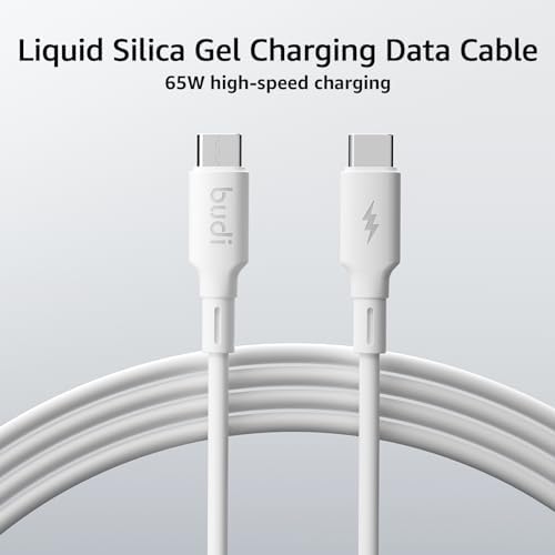 BUDI 33 W Ultra-Slim Travel Wall Charger – Dual USB Fast Charging Adapter for Mac Book, i Pad, i Phone, Samsung Galaxy & More – Compact Design with Advanced Safety Features for Effortless Device Charging