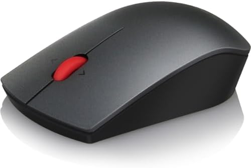 Lenovo Professional Wireless Laser Mouse – Ergonomic Precision with 1600 DPI and Seamless 2.4 GHz Connectivity for Optimal Workflow Efficiency