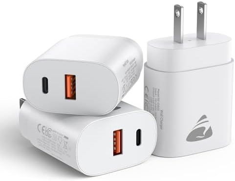 Aioneus 40 W 4-Port USB Wall Charger – High-Speed Multiport Power Adapter for i Phone 15/14/13/12/11 Pro Max, Samsung & Android Devices – Compact & Lightweight Charging Block with Safety Features for Home & Travel Efficiency
