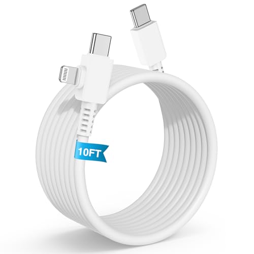 Premium 10 ft USB C to C Fast Charging Cable – 60 W High-Speed Charger for Apple i Phone 16 Pro Max, Mac Book Pro, i Pad & Samsung Galaxy – Durable, Flexible, and Stylish Green Design for Enhanced Device Compatibility and Rapid Power Delivery