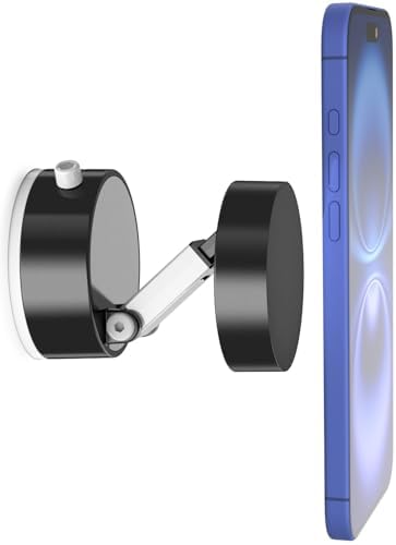 Mag Safe Suction Cup Phone Mount – Ultimate Shower & Travel Holder for Seamless Content Creation – 360° Rotation & Strong Grip – Essential Accessory for Tik Tok Creators, Men, and Women – Enhance Your Mobile Experience & Stay Connected Effortlessly
