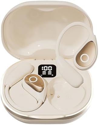 Open Ear Wireless Bluetooth Earbuds for Active Lifestyles – Advanced Air Conduction Technology, Superior Sweat Resistance, and Long-Lasting Battery in LED Charging Case – Ideal for Running, Safe Driving, and Daily Fitness Use