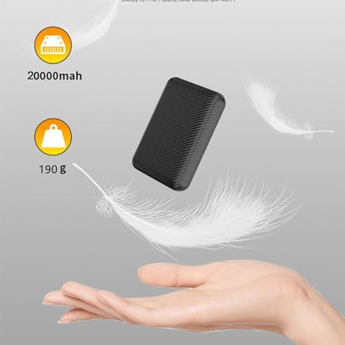 High-Capacity Dual Portable Charger Pack – 20000 m Ah USB-C Power Bank for Rapid Charging – Compact External Battery for All USB Devices – Ideal for Travel, Work & Daily Use