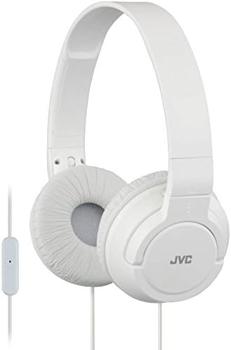 Vibrant Blue JVC HASR185 A On-Ear Headphones – Ultra-Lightweight Foldable Design for Effortless Portability, Built-In Mic for Hands-Free Calls, Exceptional Sound Quality for Music Enthusiasts and Busy Professionals