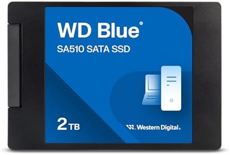 Revitalize Your Computing Experience with the Western Digital 250 GB WD Blue SA510 SATA III SSD – Unmatched 555 MB/s Speed, Compact 2.5″ Design for Optimal Performance in Gaming and Productivity