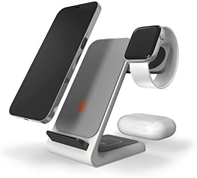 Effortlessly Charge All Your Devices with the STM Charge Tree Swing 3-in-1 Qi-Certified Wireless Charging Station – Fast 15 W Multi-Device Power Hub for i Phone, Samsung, Android, Air Pods & Apple Watch – Sleek Black Design Perfect for Home or Office Use – Streamline Your Charging Routine and Eliminate Clutter while Enjoying Safe, Reliable Power for All Your Essentials.