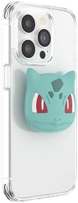 Mag Safe-Compatible Pop Socket Phone Grip Featuring Sleepy Bulbasaur – Secure Hands-Free Kickstand with Wireless Charging Support – Ideal Pokémon Accessory for Enhanced Device Handling and Viewing Experience