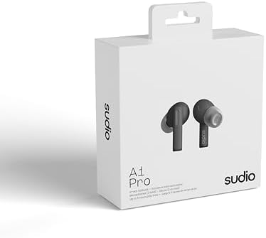 Sudio A1 Pro Wireless Earbuds – Premium Bluetooth 5.3 Noise Cancelling Earphones, Waterproof Design with Touch Control, Stylish Purple Finish, Ideal for Music Lovers and Active Lifestyles, Enhanced Comfort and Sound Quality with Compact Charging Case