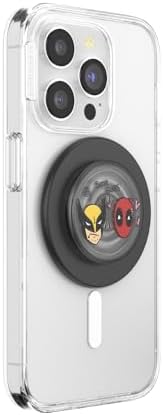 Marvel Captain America Mag Safe Pop Socket Grip – Secure Enamel Phone Holder with Kickstand, Wireless Charging Ready, Lightweight Design for Ultimate Usability and Marvel Fandom Style