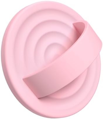 Upgraded Magnetic Phone Grip for i Phone: Premium Silicone Loop Holder with Mag Safe Compatibility – Ergonomic 360-Degree Stand, Non-Slip Design in Sleek Black for Enhanced Comfort and Secure Handling on i Phone 16/15/14/13/12 Pro Max/Plus