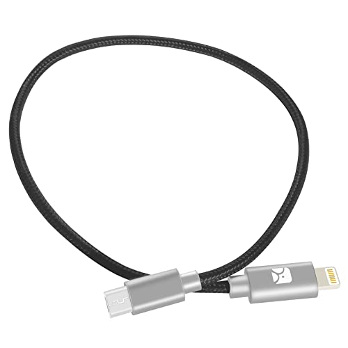 High-Speed i OS 15 to Micro USB OTG Pro Cable – 15 cm Durable Connector for i Phone 13 Pro Max, Mini, 11, 12 & Hi-Fi Devices – Enhanced Data Transfer for Camera & Audio Interfaces
