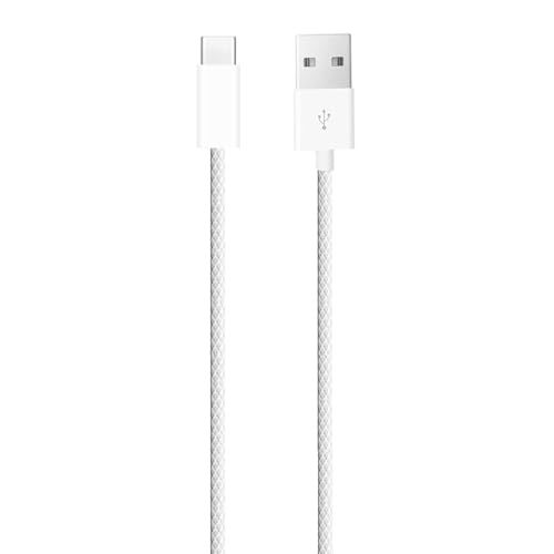 Ultra-Durable 10 FT USB A to USB C Braided Charging Cable for i Pad Pro 12.9″ & i Phone 16 Series – Enhanced Fast Charging & Data Transfer for Apple Devices – Ideal Length for Home & Travel Use – Strong Woven Design for Maximum Longevity and Compatibility