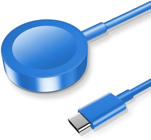 Revolutionary USB-C Magnetic Charging Cable for Apple Watch – High-Speed 6.6 FT Charging Solution Compatible with All Series Models Including Ultra2/Ultra/8/7/6/SE/SE2/5/4/3/2 – Elegant Black Design Ideal for Home and Office Use – Durable Smartwatch Charger for Optimal Performance and Convenience
