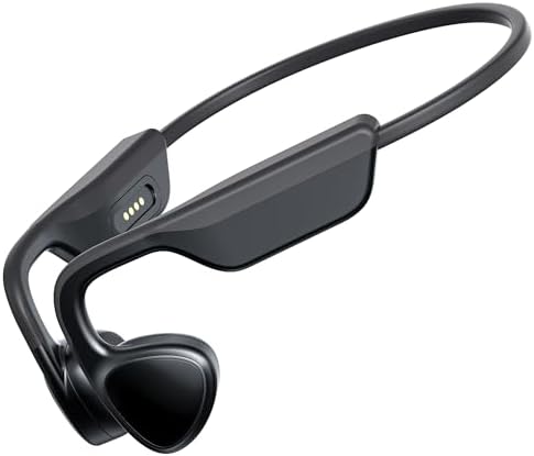 Innovative Open-Ear Bone Conduction Bluetooth 5.3 Earbuds – Ultimate Waterproof Headphones for Active Lifestyles with 12-Hour Playtime, Perfect for Running, Cycling, and Gym Use – Enhanced Compatibility and Comfort