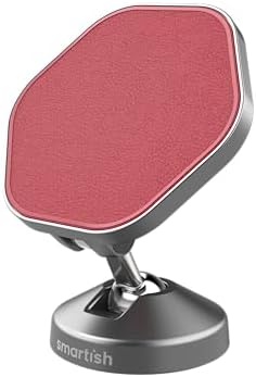 Elevate Your Driving Experience with the Smartish Mag Safe Car Mount – Mountaineer | Premium Magnetic Phone Holder for i Phone 16/15/14/13/12 | Extra Strength Adhesive for Secure Dashboard Mounting | Stylish Beige Design with 360-Degree Rotation for Optimal Viewing | Perfect Accessory for Seamless Connectivity and Navigation