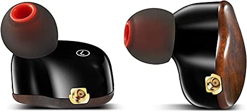 Premium Dual Driver In-Ear Monitors – High-Fidelity Wired Earbuds with MMCX Detachable Cables, Noise-Isolating Design for Musicians & Athletes – Stylish Wood Grain Finish, Ultimate Comfort & Compatibility