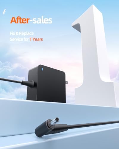 Asus Certified Laptop Charger – 65 W/45 W/33 W Round Connector for Vivobook, Zenbook & Chromebook – UL Safety Approved for Enhanced Performance & Compatibility – Hassle-Free 30-Day Replacement & 12-Month Warranty with 24/7 Support