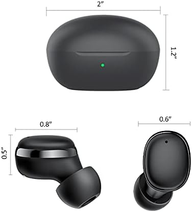 Kamon K11 Premium Wireless Earbuds with Bluetooth 5.3, Waterproof In-Ear Design, Touch Control, and Wireless Charging Case – Unmatched Sound Quality for i Phone 14, 13, Samsung, and Active Lifestyles (Black) – Ultimate Durability & Seamless Connectivity