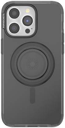 Transparent Mag Safe-Compatible Phone Grip Case for i Phone 15 Pro Max – Superior Drop Protection and Effortless Wireless Charging – Elevate Your Style with Enhanced Handling and Sleek Design