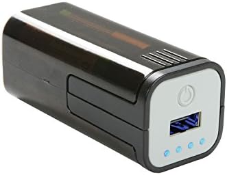 POW1 Ultra-Compact Emergency USB Power Bank – Portable 4 AA Battery Charger for Smartphones, Tablets & More – Fast Charging, LED Status Indicator, Ideal for On-the-Go Power Needs