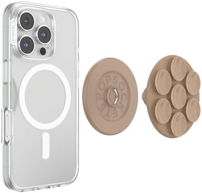 Mag Safe Pop Grip and Stand – Premium Magnetic Phone Accessory for i Phone – Customizable and Swappable Design for Optimal Grip and Hands-Free Convenience – Compatible with Wireless Charging, Elegant Black Finish for Enhanced Mobile Experience