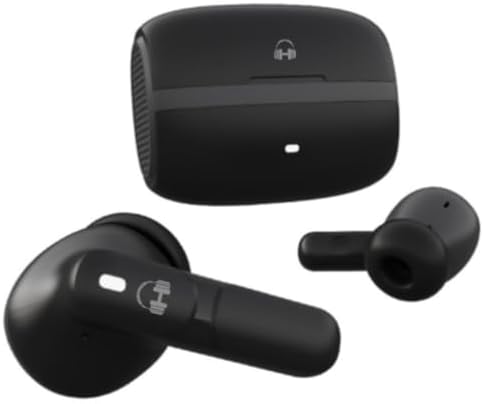 Transform Your Sound Journey with HARMONY TWENTY-TWO HTT-19 Wireless Earbuds – Cutting-Edge Bluetooth 5.4 Technology, IPX5 Waterproof Rating for Active Lifestyles, Extended 6-Hour Playtime plus 35-Hour Charging Case, Powerful 13 mm Drivers for Deep Bass, and Advanced ENC 4 Mic Noise Cancellation – Perfect for Music Lovers and On-the-Go Professionals