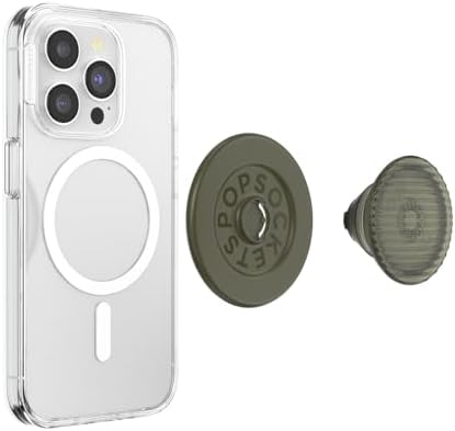 Magnetic Pop Sockets Pop Grip for Mag Safe – Customizable Phone Holder & Kickstand for i Phone Mag Safe Cases – Secure Grip, Hands-Free Viewing, Wireless Charging Compatible – Fluted Fatigue Design for Enhanced Style and Functionality