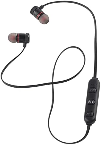POCREATION Bluetooth Neckband Headphones – Ultimate Sports Earbuds with Advanced Noise Cancellation for Focused Fitness Sessions, Featuring Lightweight, Sweat-Resistant Design and Magnetic Storage – Enjoy 12 Hours of Uninterrupted Audio Bliss for Gym, Running, and Outdoor Adventures