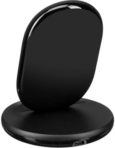 Belkin 15 W Qi-Certified Fast Wireless Charging Stand – Versatile Charger for i Phone, Samsung Galaxy, Google Pixel & More – Perfect for Streaming & Video Calls – Ergonomic Design for Portrait & Landscape Use – Compact & Sleek Power Solution for Home & Office Efficiency