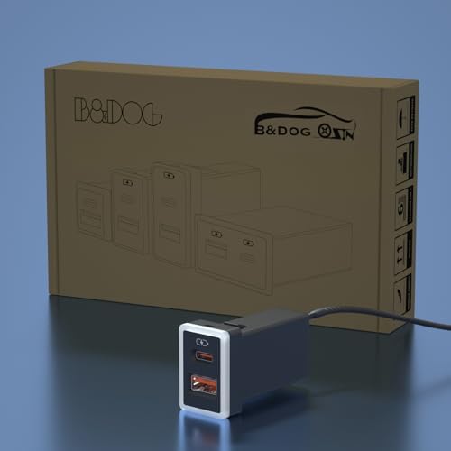 Compact Car Charger for Toyota with PD QC3.0 Fast Charge and LED Light Show – Stylish Ice Blue Type C USB Socket for Rapid Device Charging and Enhanced Compatibility