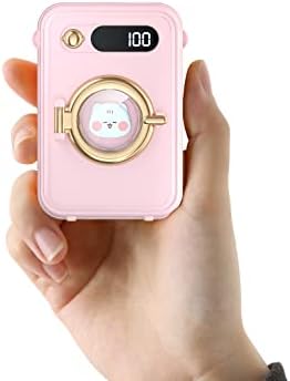 Ultra-Compact 10000 m Ah Fast Charging Power Bank with Built-in Cables and LED Display – Cute, Lightweight Design for i Phone, Samsung, and Tablets – Perfect Travel Companion for Effortless Power On-the-Go