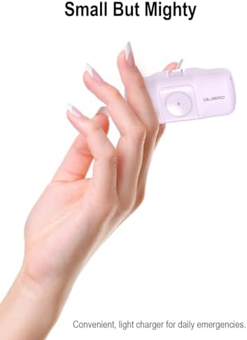 Travel Essentials Dual Mini Power Bank Set – 4500 m Ah Portable Charger for i Phone 14 & Apple Watch – Compact Fast Charging Solution in Sleek Black & White – Ideal Travel Accessory for On-the-Go Tech Users