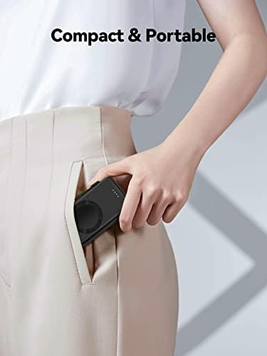 LVFAN 4000 m Ah Magnetic Wireless Power Bank for Apple Watch – Sleek Portable Charger Compatible with Series 1-10, SE, Ultra – Fast Charging Smartwatch Battery Pack for On-the-Go Convenience in Black