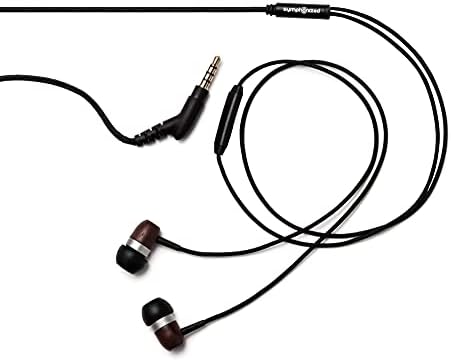 Discover the Symphonized GLXY Premium Wood In-Ear Noise-Isolating Headphones – Unmatched Audio Clarity with Tangle-Free Nylon Cable and Built-in Mic (Red) for Audiophiles and Casual Listeners Alike – Immerse Yourself in Deep Bass and Crisp Highs While Enjoying Superior Comfort and Enhanced Device Compatibility – Perfect for Music Lovers on the Move, These Stylish Wooden Earbuds Provide an Elevated Listening Experience Whether at Home or On the Go – Crafted from Genuine Wood for Natural Acoustics and Designed to Block Out Distractions, Ensuring Every Note is Crystal Clear – Upgrade Your Sound Today with the GLXY Headphones, Where Style Meets Functionality.