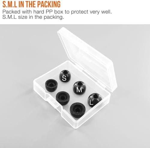 Upgrade Your Audio Quality with Memory Foam Eartips for Raycon Everyday Wireless Earbuds – Unmatched Comfort and Superior Noise Isolation for an Immersive Listening Experience
