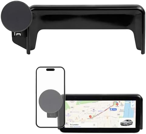 Magnetic Car Phone Holder for Mercedes CLA, GLA, A-Class (2015-2019) – Enhanced 360° Rotating Mount with Mag Safe Compatibility for Safe Navigation and Hands-Free Calling – Ideal for 8-Inch Displays – Elevate Your Driving with Superior Stability and Chic Aesthetics