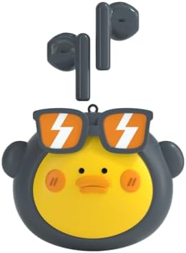 Black Panda Wireless Earbuds – Stylish Bluetooth 5.4 Sports Headphones with IPX4 Waterproof Technology, Perfect for Active Lifestyles, Travel, and School – Ideal for All Ages with Built-in Mic for Hands-Free Calls and Comfort Fit