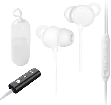 CKG Sleep Earbuds: Ultimate Silicone Comfort for Side Sleepers – Zero-Pressure Design, 12-Hour Playtime, Bluetooth Multipoint Connectivity for Enhanced Sleep and Relaxation Experience