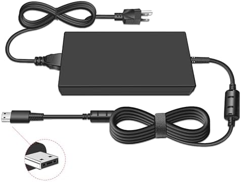 Ultra-Fast 180 W MSI Laptop Charger – Essential Power Adapter for GF, GS, GE & GL Series – Compact Design for On-the-Go Gaming – Enhanced Compatibility & Safety Features for Uninterrupted Performance