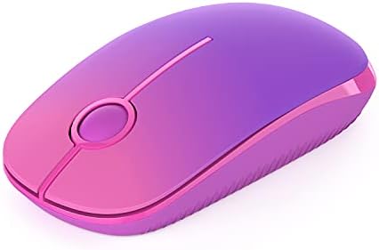 Sleek Vssoplor Wireless Mouse – Ultra-Slim Silent Optical Companion for Laptops & PCs | 2.4 GHz Nano Receiver, Perfect for Quiet Workspaces & Travel | Enhanced Compatibility for Windows, Mac & Linux