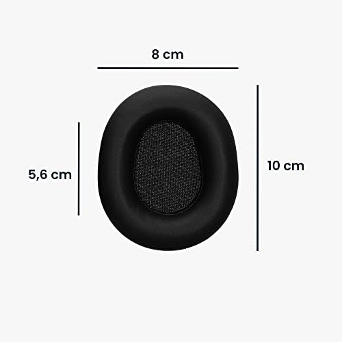 Premium kwmobile Replacement Ear Pads for Steel Series Arctis Nova Pro Wireless – Dual Pack Black Earpads for Ultimate Comfort and Superior Audio Quality, Perfect for Gamers and Music Enthusiasts