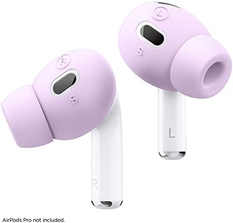 Custom Fit Silicone Ear Tips for Air Pods Pro 2 – 6 Pairs in Large, Medium, and Small Sizes – Superior Comfort and Noise Isolation – US Patent Protected – Essential Accessory for Apple Earbuds Enthusiasts