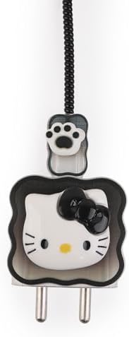 Adorable 3 D Cartoon Charger Protectors – Kitty & Bear Pack of 2 for i Phone 11, 12, 13, 14 Pro Max – Cute Silicone Cable Sleeves for Enhanced Durability & Style – Protect Your Charging Heads from Damage & Dust with Kawaii Designs – Compatible with 18 W & 20 W i Phone Chargers – Lightweight & Portable Charging Accessories for Everyday Use