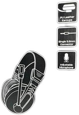 Vision Tek VTK-SH20 Premium Stereo Headset with Adjustable Boom Microphone – Wired Over-the-Head Binaural Earphones for Superior Sound Clarity – 3.5 mm Mini-Phone Connectivity – Ergonomic Design and 7.22 ft Cable for Enhanced Comfort and Flexibility – Ideal for Gaming, Remote Work, and Music Enjoyment – 32 Ohm Impedance with Wide Frequency Response of 20 Hz to 20 k Hz for Deep Bass and Crisp Highs – Durable and Easy to Maintain, Perfect for Extended Use